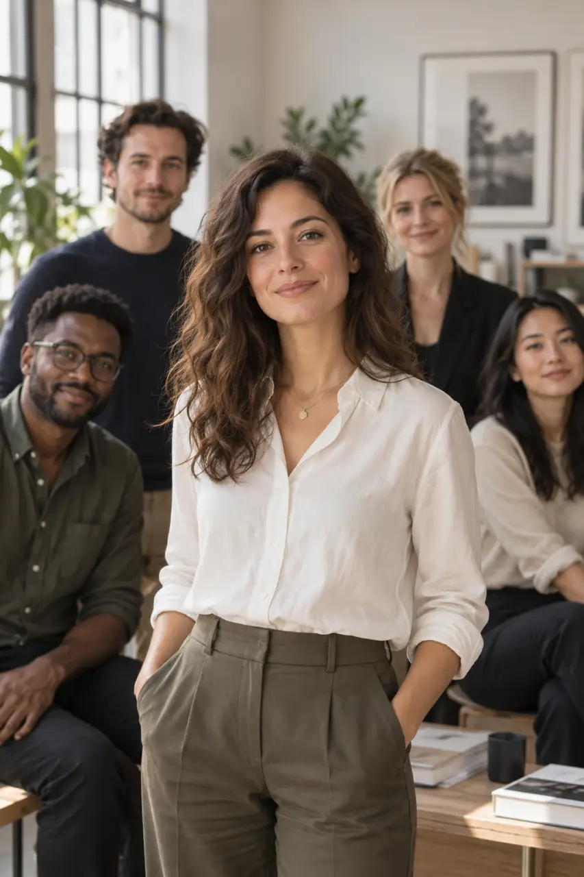 Portrait corporate : un visage naturel, une équipe cohérente, des photos vraiment utilisables