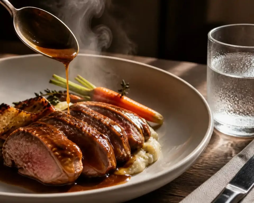 Photographie culinaire professionnelle mettant en valeur texture et lumière d'un plat pour une formation à Paris