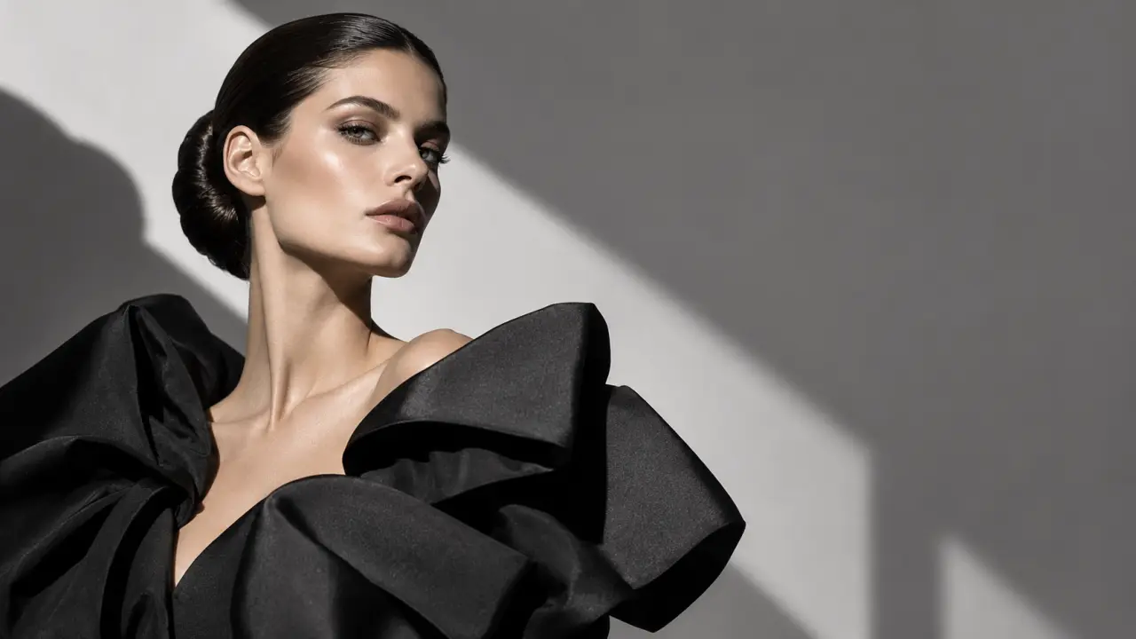 Portrait couture en noir et blanc sculpté par une lumière dure