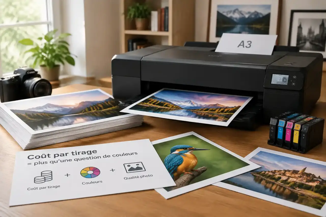 Imprimantes A3 photo : le coût par tirage compte autant que les couleurs