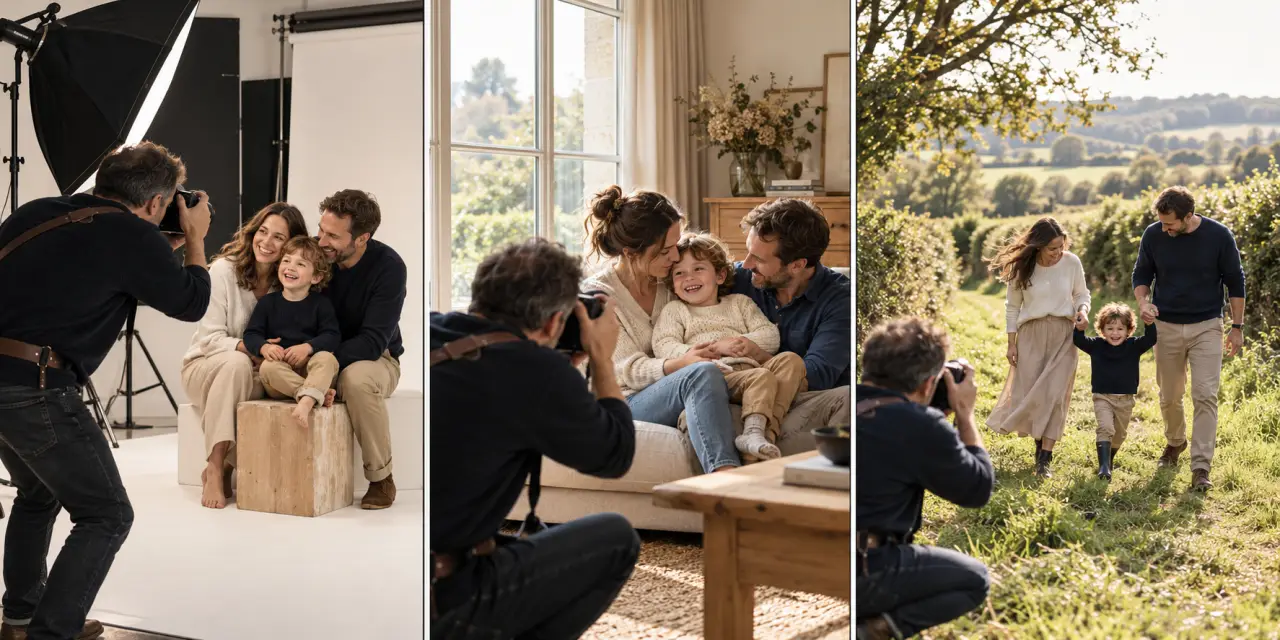 Photographe Bayeux en studio, à domicile et en extérieur pour une séance familiale